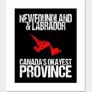 Newfoundland & Labrador Canada's Okayest Province NL Posters and Art